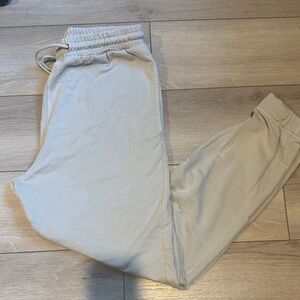 I love ugly - cream joggers